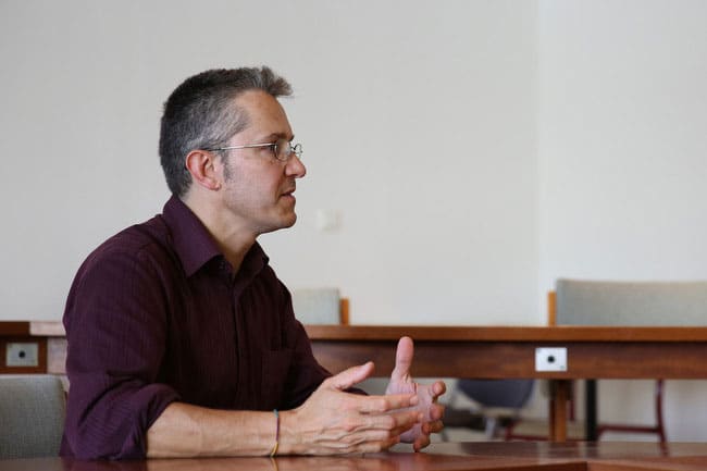 Laurent Bègue, chercheur de l'UPMF Grenoble lauréat de l'IG Nobel de psychologie en 2013.