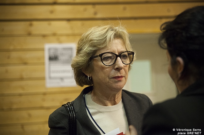 Geneviève Fioraso au 4ème CaféDébat Grenoble Ville d'Innovation et Polique de l'Emploi