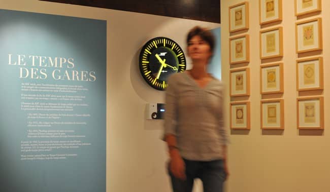 Le temps des gares, l'une des parties de l'exposition © Musée Dauphinois