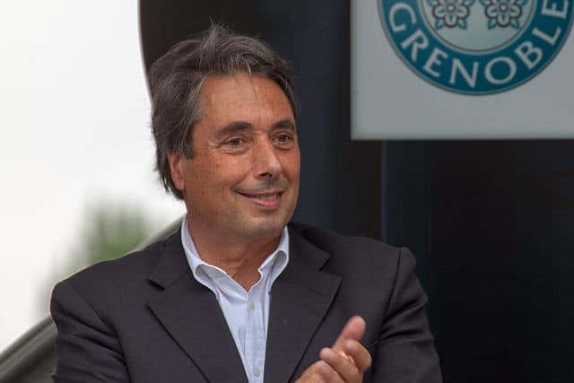 Michel Destot maire de Grenoble en 2012