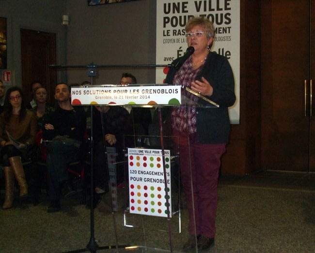 Catherine Rakoze numéro douze sur la liste Grenoble une ville pour tous. © Guillaume Rantet - placegrenet.fr