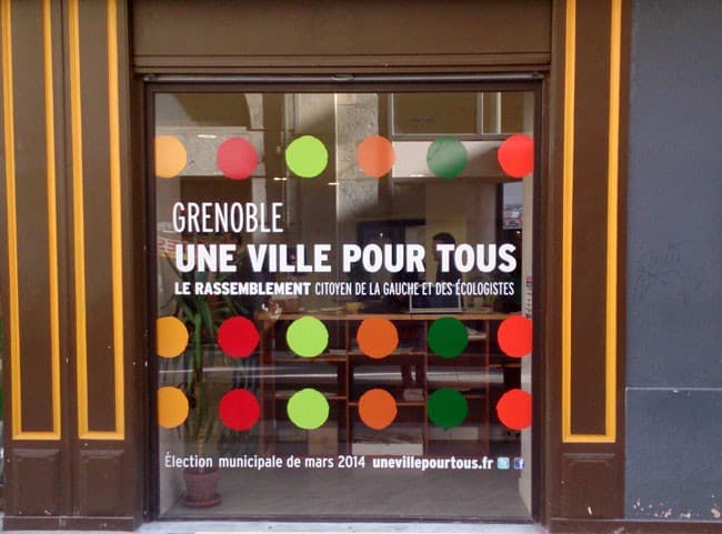 Local Grenoble une ville pour tous rassemblement citoyen de la gauche et des écologistes Eric Piolle municipales 2014