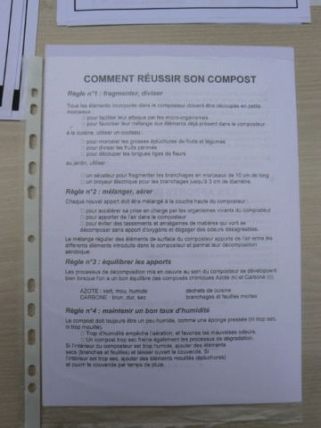 Comment réussir son compost Explications Feuille Compostage