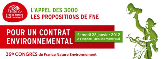 FNE appel des 3000 Congrès FNE environnement écologiste