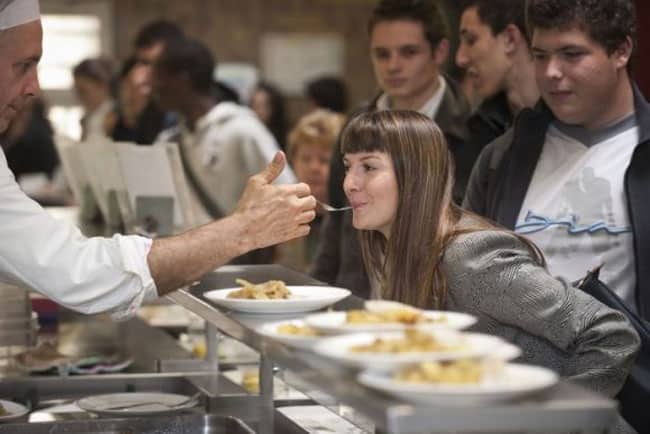 Cantine entreprise assiettes employés gouter chef