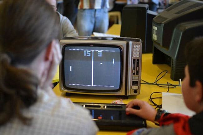 Retro Game ALpes Pong TV cathodique