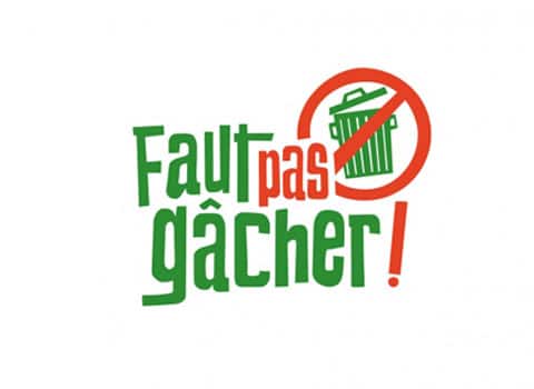 Logo Faut pas gâcher. © FNE