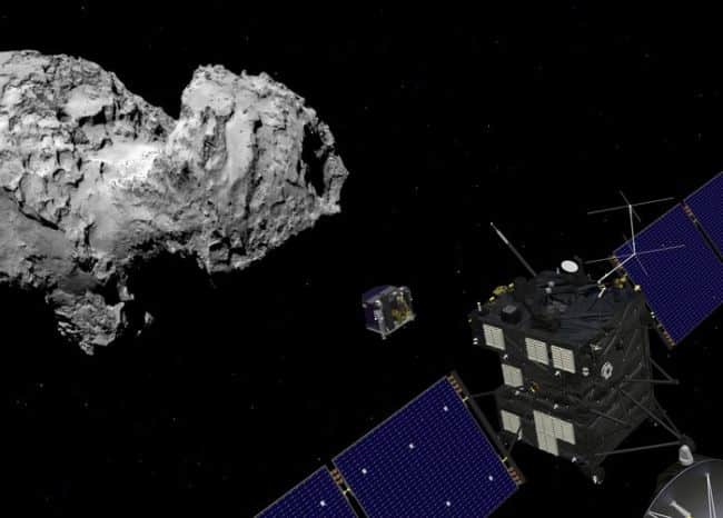 Largage de Philae Vue d'artiste-© ESA Rosetta