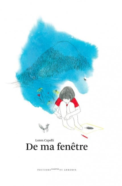 Publié aux éditions Courtes et longues, l'album De ma fenêtre est, comme souvent chez Loren Capelli, une histoire d'enfance.