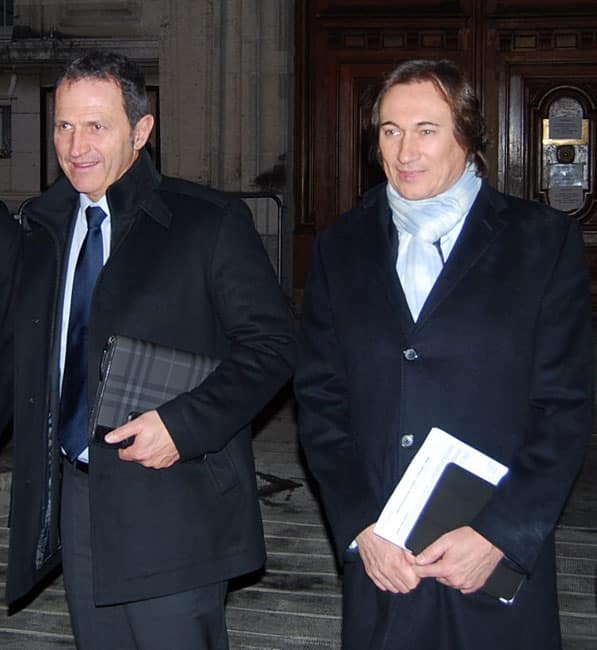 Philippe Gueydon, président du Medef Isère, et Pierre Streiff président du BTP Isère