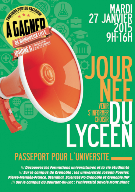 Journée du Lycéen passeport pour l'université ©Université de Grenoble