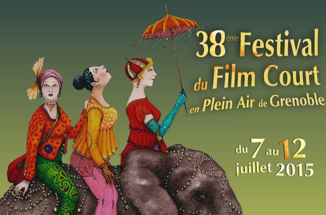 L'affiche du 38<sup>e</sup> festival du film court
