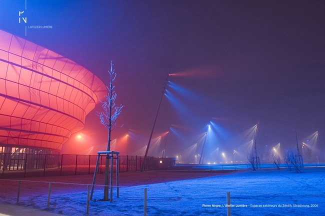 Un espace interactif, Zénith, Strasbourg - Pierre Nègre - L'Atelier Lumière, 2006