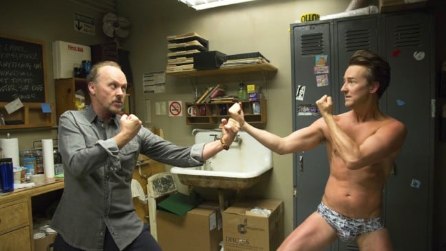 Riggan vs. Mike dans Birdman
