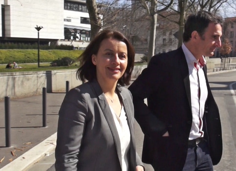 Cécile Duflot et Éric Piolle © Joël Kermabon - placegrenet.fr