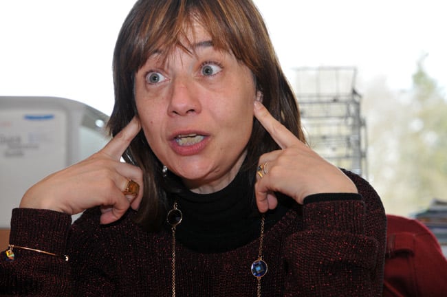 Élisa Martin, première adjointe chargée du parcours éducatif et de la tranquillité publique, dans son bureau de l'hôtel de ville de Grenoble. © Paul Turenne - placegrenet.fr