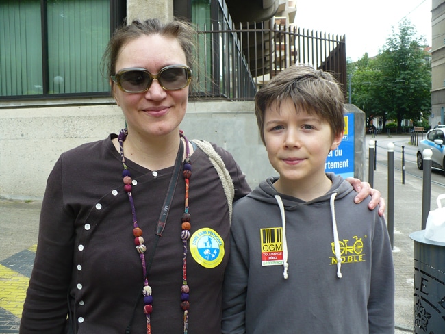 Alexandra Wendel et son fils Lucien