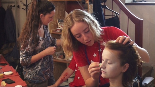Atelier maquillage. © Joël Kermabon - Place Gre'net