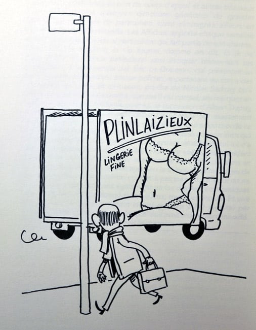 Affichage publicitaire mobile Plinlaizieux Lingerie fine © Cambon