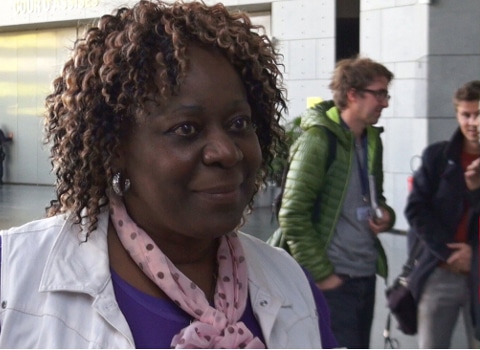 Aurélie Monkam-Noubissi, mère de Kevin. © Joël Kermabon - Place Gre'net