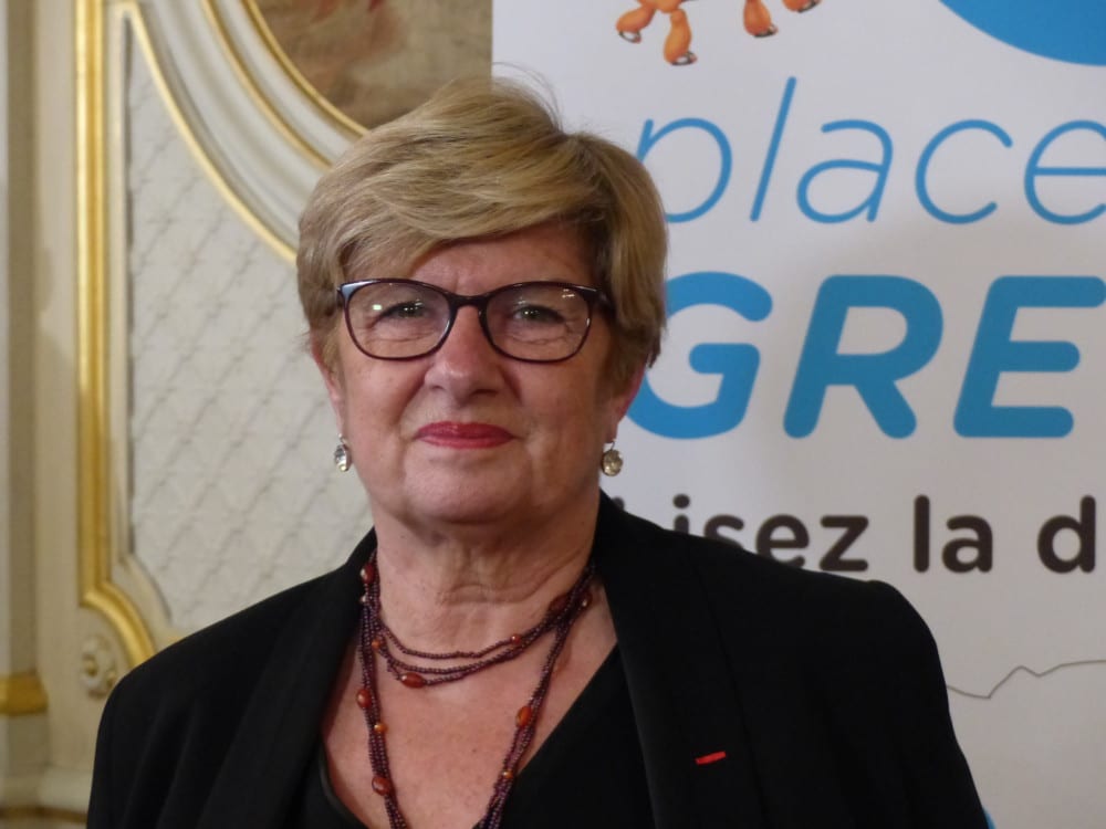 Eliane Giraud, tête de liste en Isère « Nous c'est la région » (Union de la Gauche), vice-présidente PS sortante de la Région Rhône-Alpes. © Séverine Cattiaux - Place Gre'net