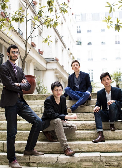 Le quatuor Arod sera présent à la Folle nuit Schubert. © Verena Cheng