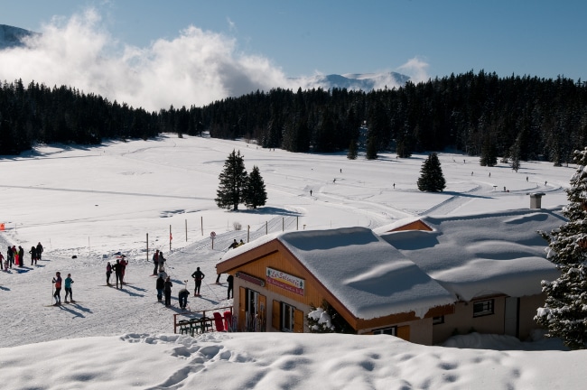 Restaurant la Salinière sur le plateau de l'Arselle. © Isère Tourisme