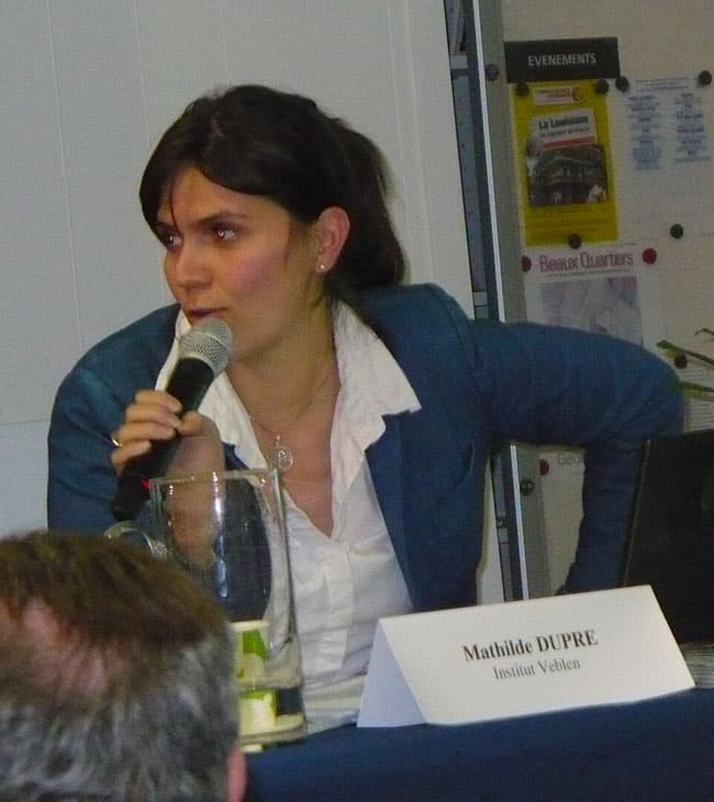 Mathilde Dupré, économiste à l'Institut Veblen. @ Delphine Chappaz