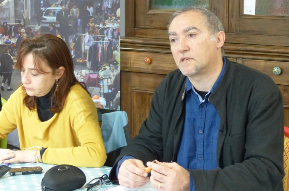 Élisa Martin et Thierry Chastagner. © Adèle Duminy - Place Gre'net