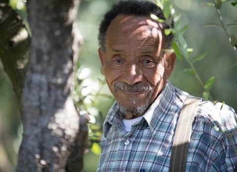 Photo de l'écrivain Pierre Rabhi pour " l'éloge de la frugalité "