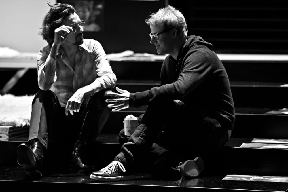 Stanislas Nordey et Falk Richter. © Jean-Louis Fernandez