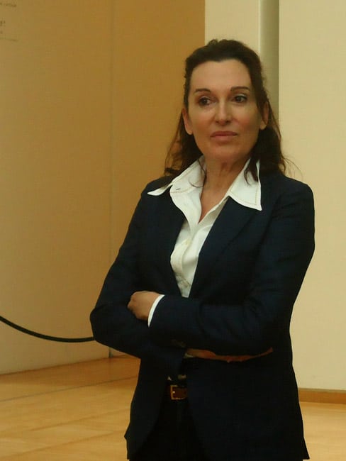 L'artiste espagnole Cristina Iglesias au Musée de Grenoble. © Cassandre Jailliffier - placegrenet.fr