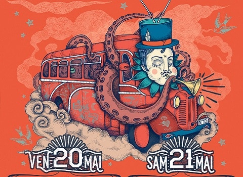 Affiche festival Magic Bus