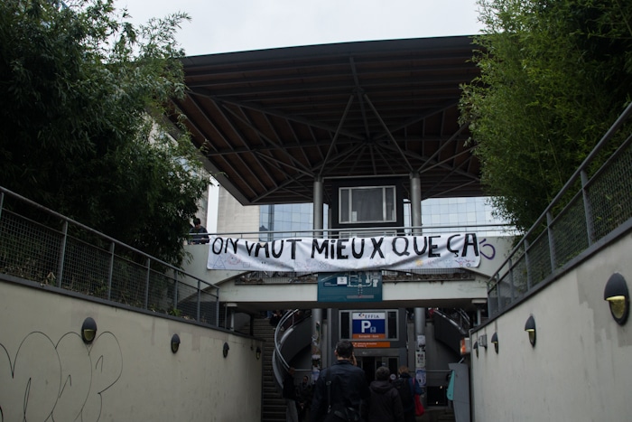 Manifestation contre la loi El Khomri. Grenoble, 5 avril 2016. © Yuliya Ruzhechka - www.placegrenet.fr
