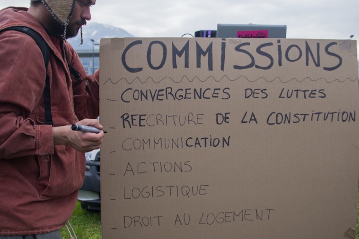 Manifestation contre la loi El Khomri, 9 avril 2016. © Yuliya Ruzhechka - www.placegrenet.fr