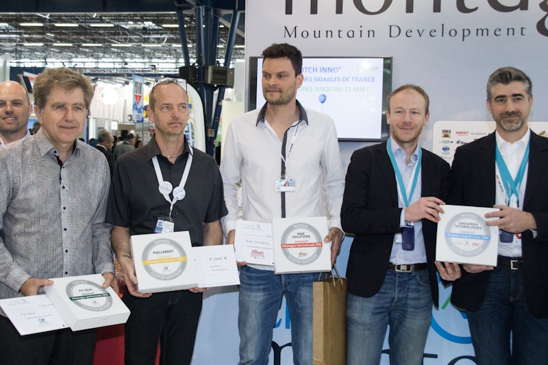 Remise des Trophées du Cluster Montagne 2016 lors du salon Mountain Planet. © Yuliya Ruzhechka - Place Gre'Net