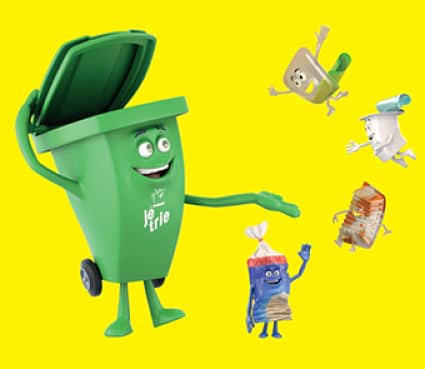Tri des emballages plastiques. DR