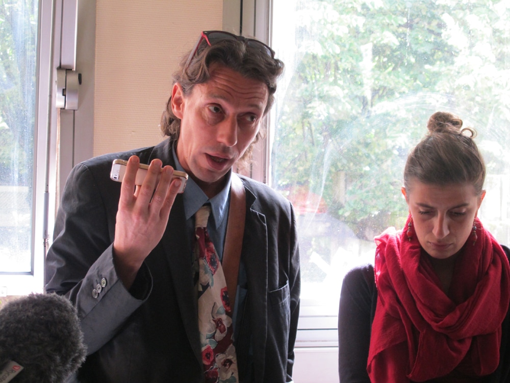 Guillaume Paul et Lisa Lehoux, tous deux militants au CIP 38. © Séverine Cattiaux – Place Gre’net