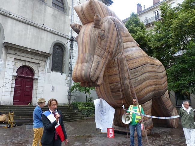 Opération cheval de Troie. © Alexandra Moullec