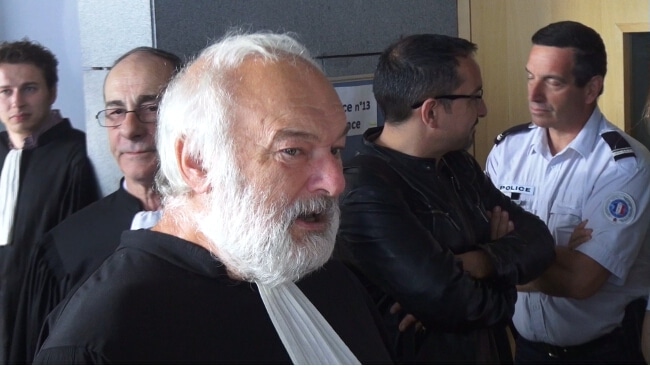 Me Bernard Ripert lors de l'audience du 9 juin. © Joël Kermabon - Place Gre'net