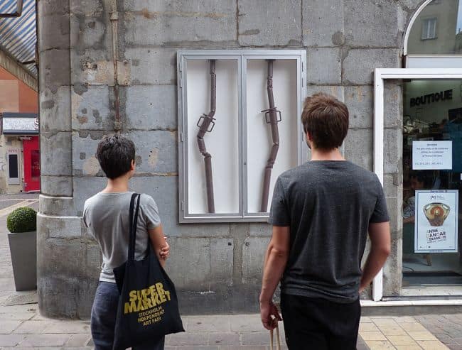 Oeuvre de Jerome Cavaliere, Galerie Showcase. © Alexandra Moullec