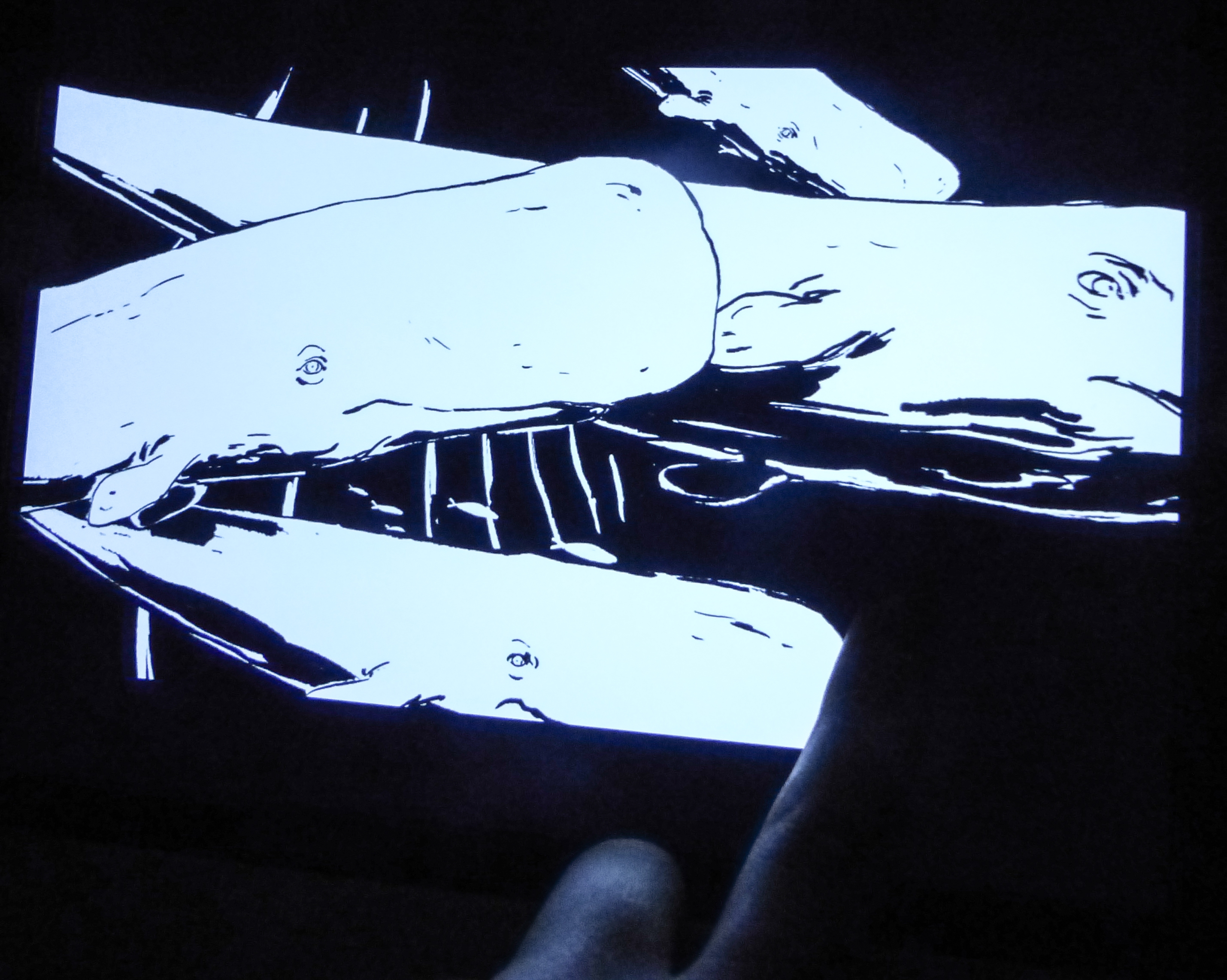 Phallaina, la bande dessinée à "scroller". © Adèle Duminy