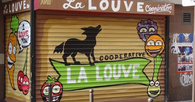 Le supermarché collaboratif la Louve à Paris. DR