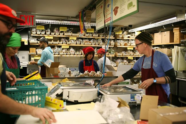 Le supermarché collaboratif la Louve à Paris. DR