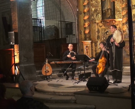 La 7e édition du festival des Détours de Babel amorce sa dernière semaine d’exploration musicale des « mythes et des légendes » de toutes origines.Anass Habib Trio. © Joël Kermabon - Place Gre'net
