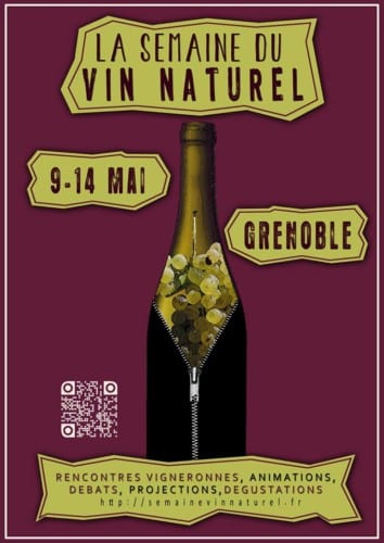Affiche de La Semaine du vin naturel à Grenoble