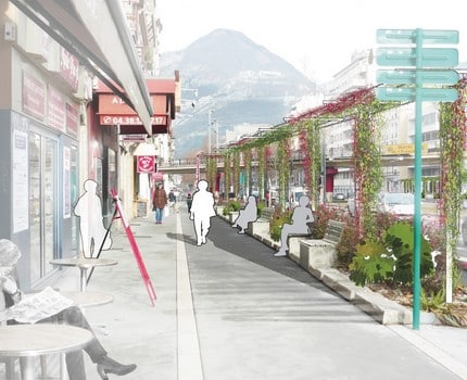 Le projet de végétalisation du cours Jean-Jaurès de Grenoble est dans sa dernière phase de concertation, avant des travaux prévus pour septembre 2017.