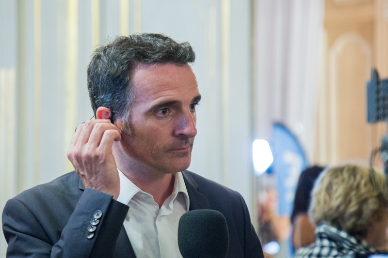 EA un an de la présidentielle, la difficile percée d'Éric Piolle. lections législatives. Soirée électorale à la Préfecture de l'Isère. 11 juin 2017. © Yuliya Ruzhechka - Place Gre'net