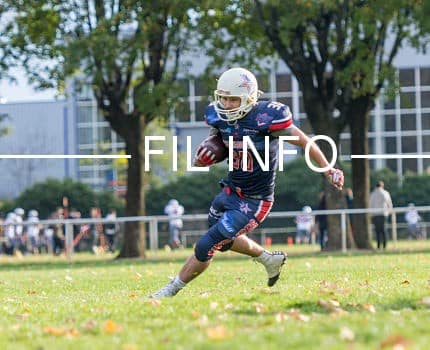 Thomas Doucen, joueur de l'équipe réserve des Centaures de Grenoble lors d'un match contre Annecy le 28 octobre 2017. © Antoine Buche
