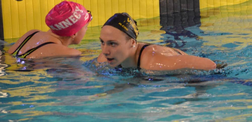 Avec Charlotte Bonnet, Anna Santamans, Mélanie Henique et Mathilde Cini, l'Open des Alpes accueille les meilleures Françaises les 4 et 5 novembre.La Drômoise Mathilde Cini lors de l'Open des Alpes de natation 2016 à la piscine du campus à Saint-Martin-d'Hères. © Archive Laurent Genin